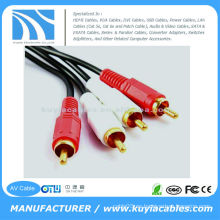 10FT (3M) 2 RCA a2 RCA AV Cable